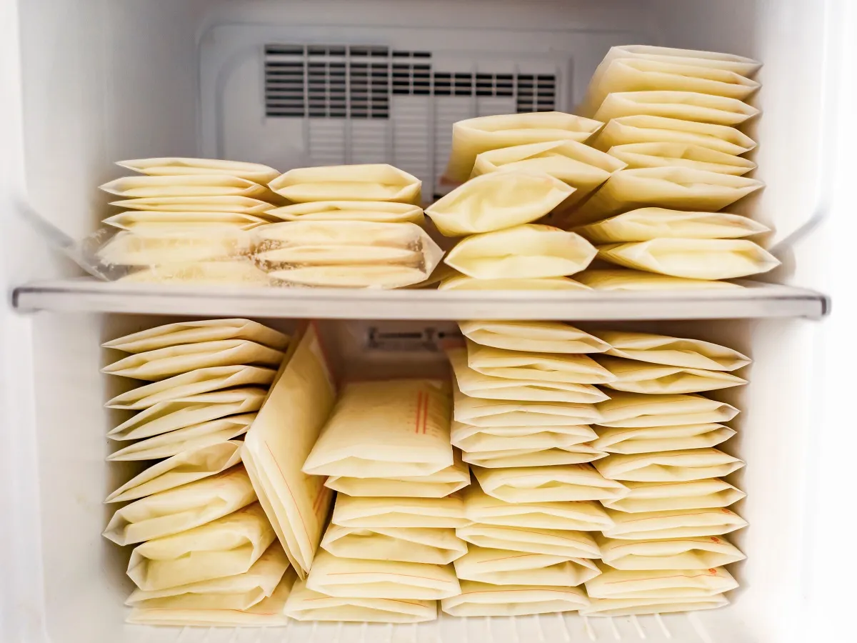 صورة لحليب مشفوط مخزن