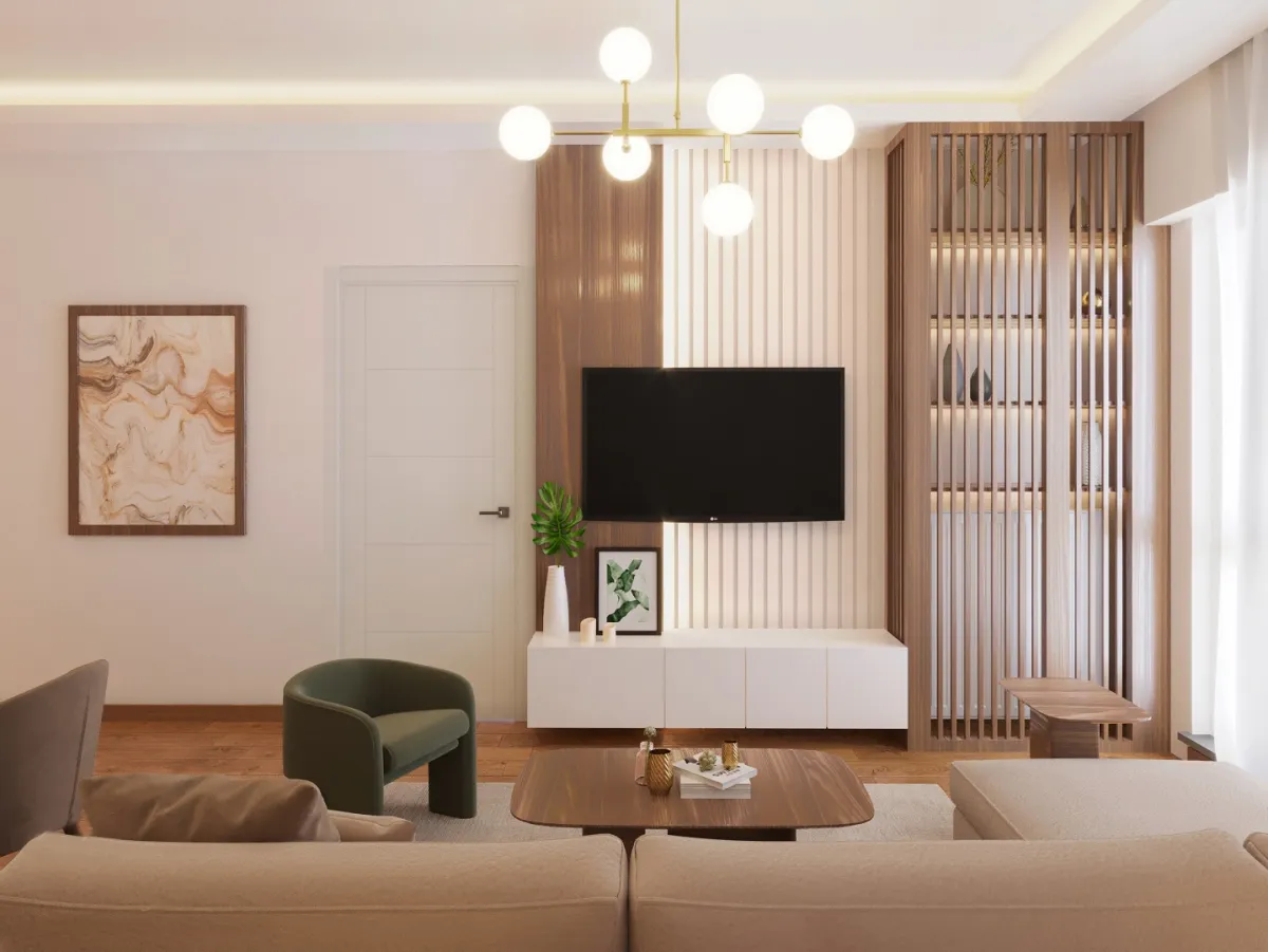 لتصميم وحدة التلفاز أهمية في غرفة المعيشة