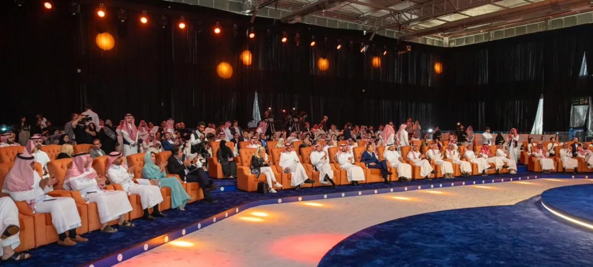 الحضور الكريم خلال حفل الافتتاح- الصورة من مدير حسابات - شركة هاشتاغ استديو