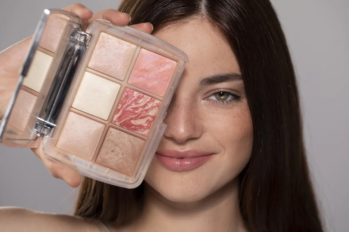 مكياج البشرة الدهنية - الصورة من Freepik 