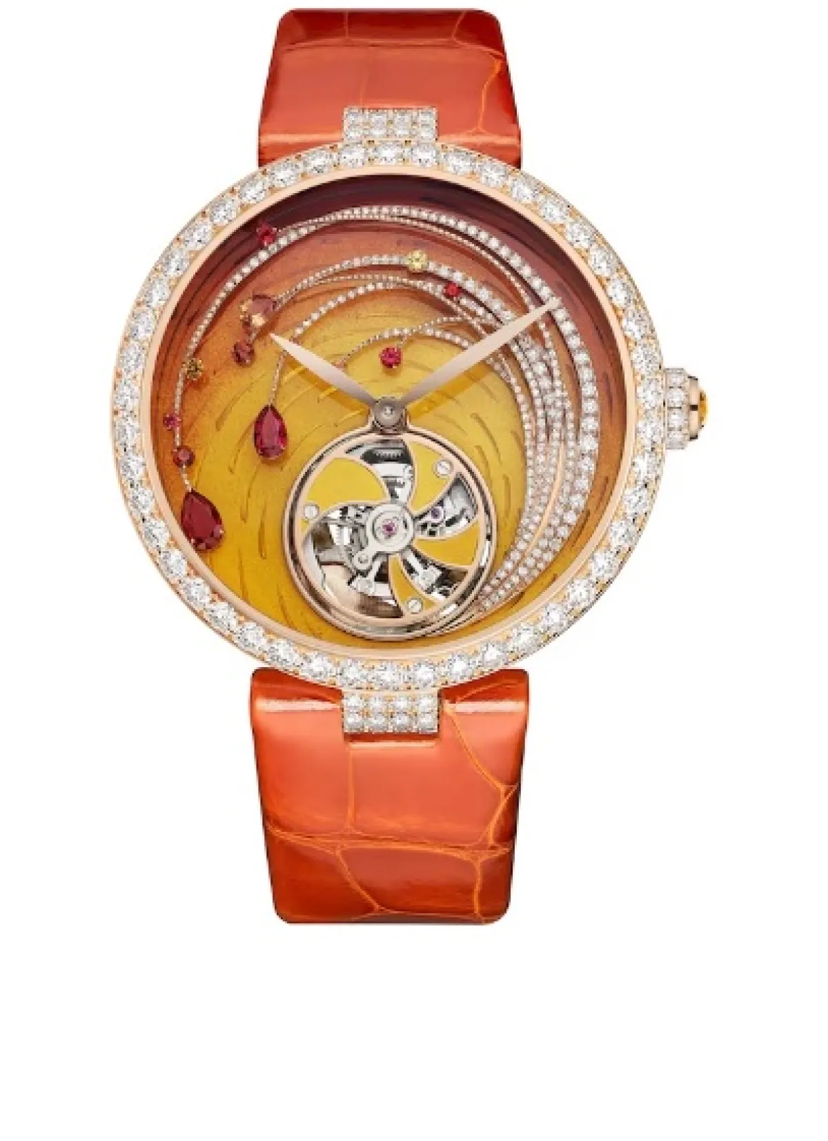 ساعة Soleil de Feu Flying Tourbillon من شوميه Chaumet
