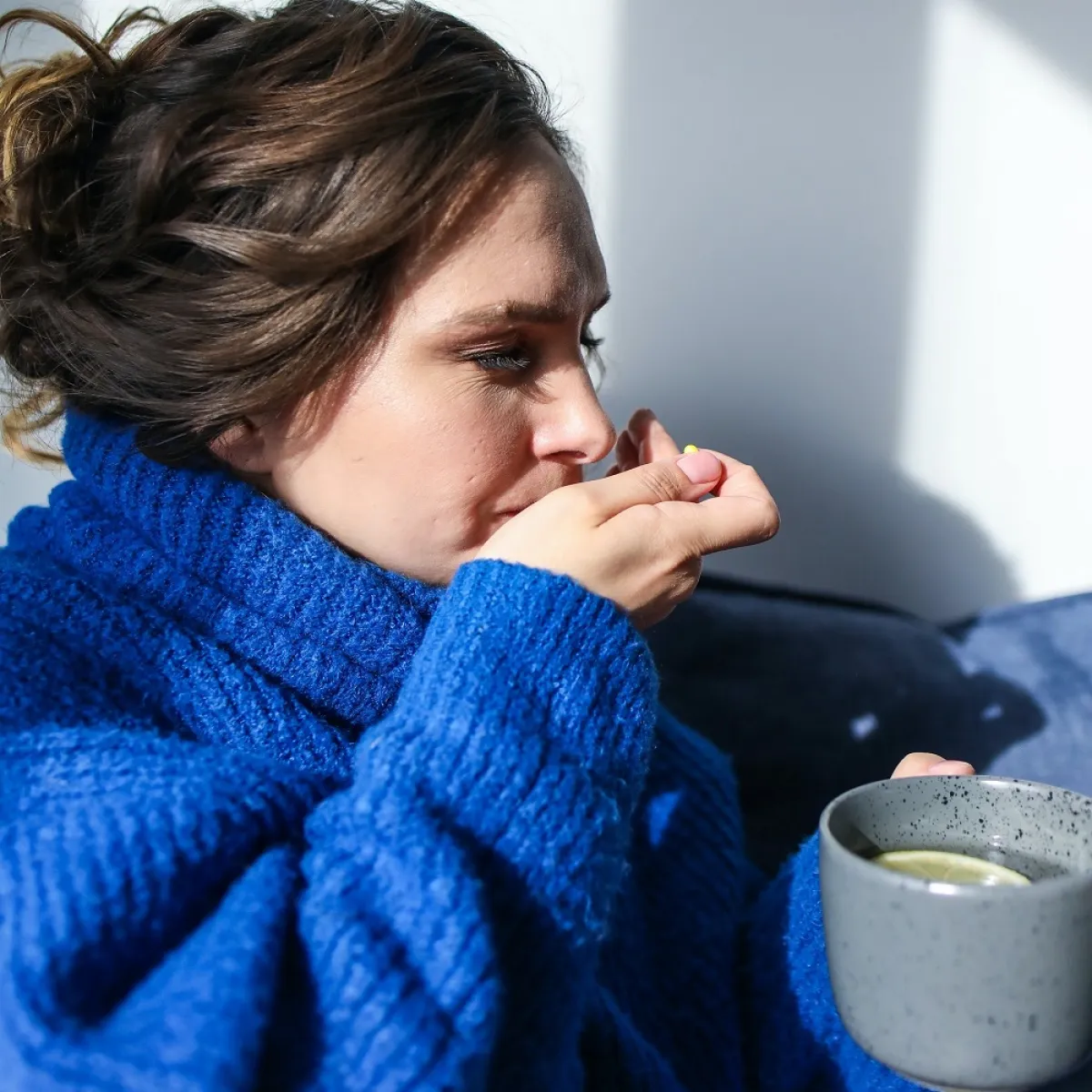 علاج الكحة الناشفة وقت النوم (المصدر: pexels)