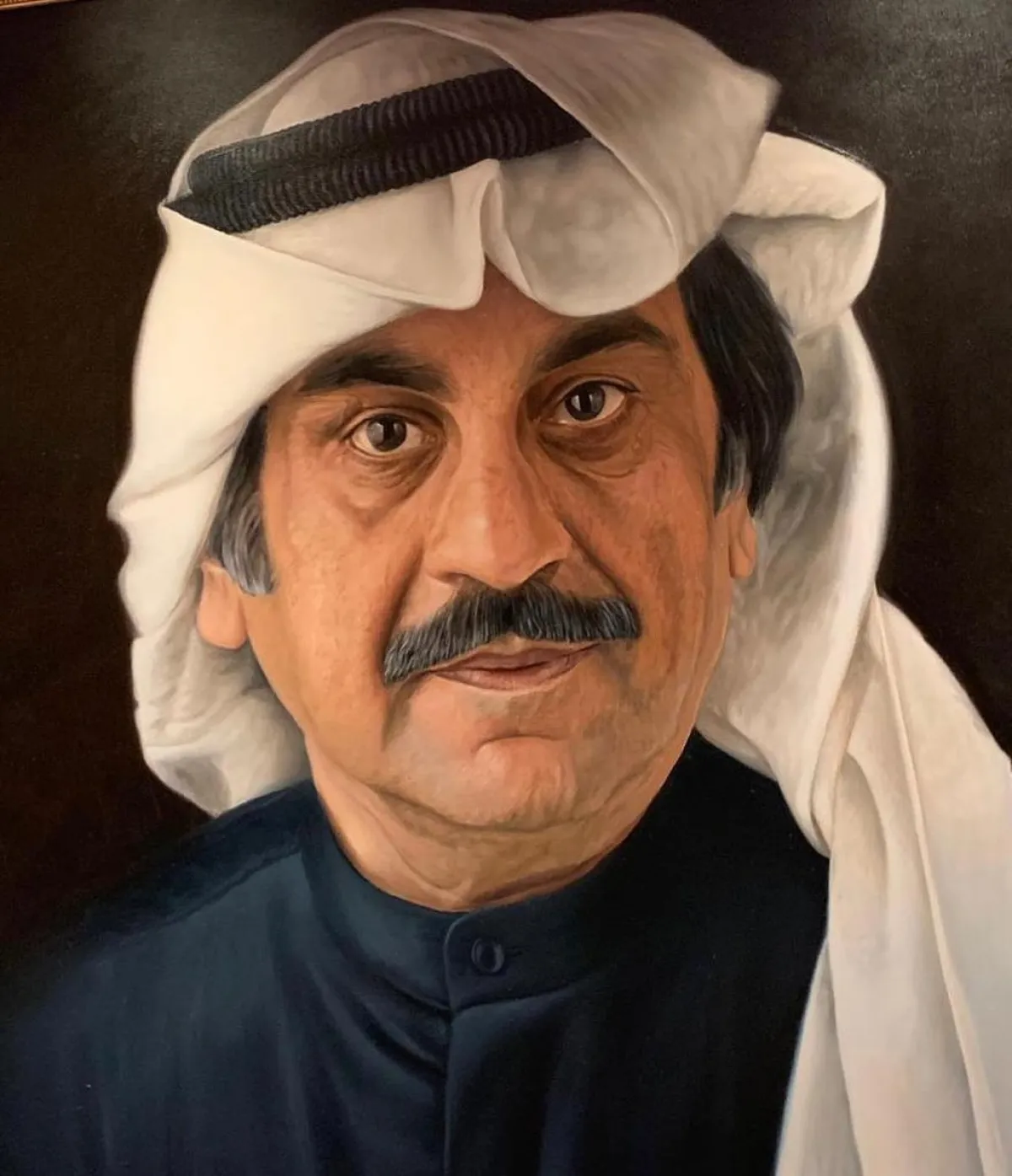 عبدالحسين عبد الرضا- الصورة من حساب ابنه بشار من على الانستغرام