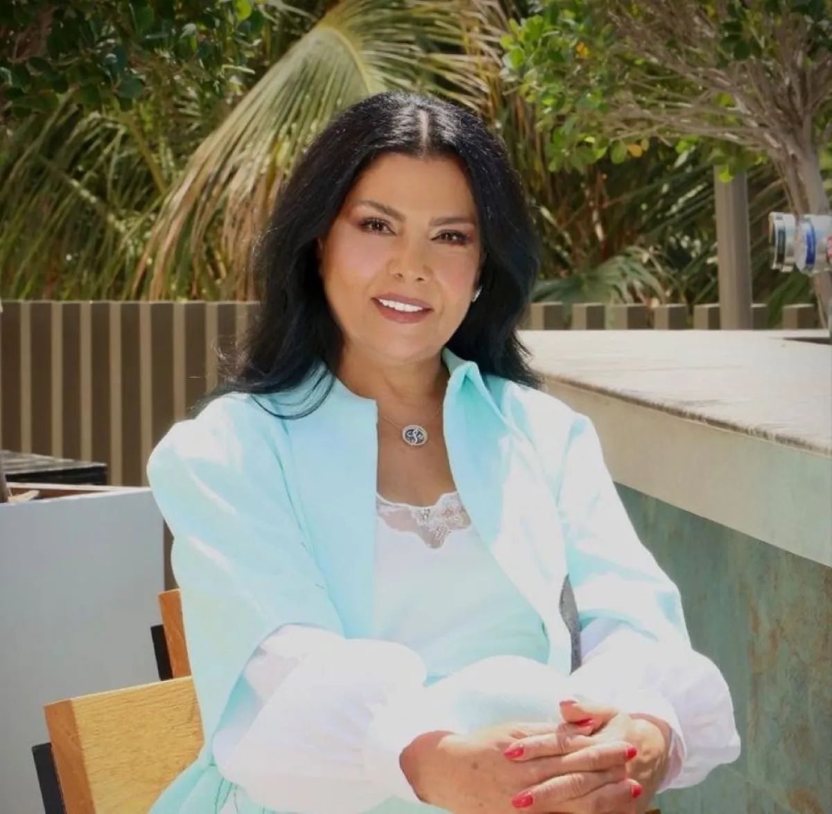 صباح الجزائري - الصورة من حسابها على فيسبوك