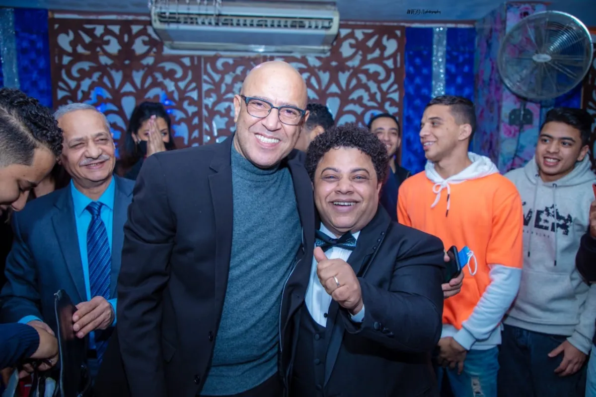 محمد بطاوي مع أشرف عبدالباقي - الصورة من حساب بطاوي على الفيس بوك