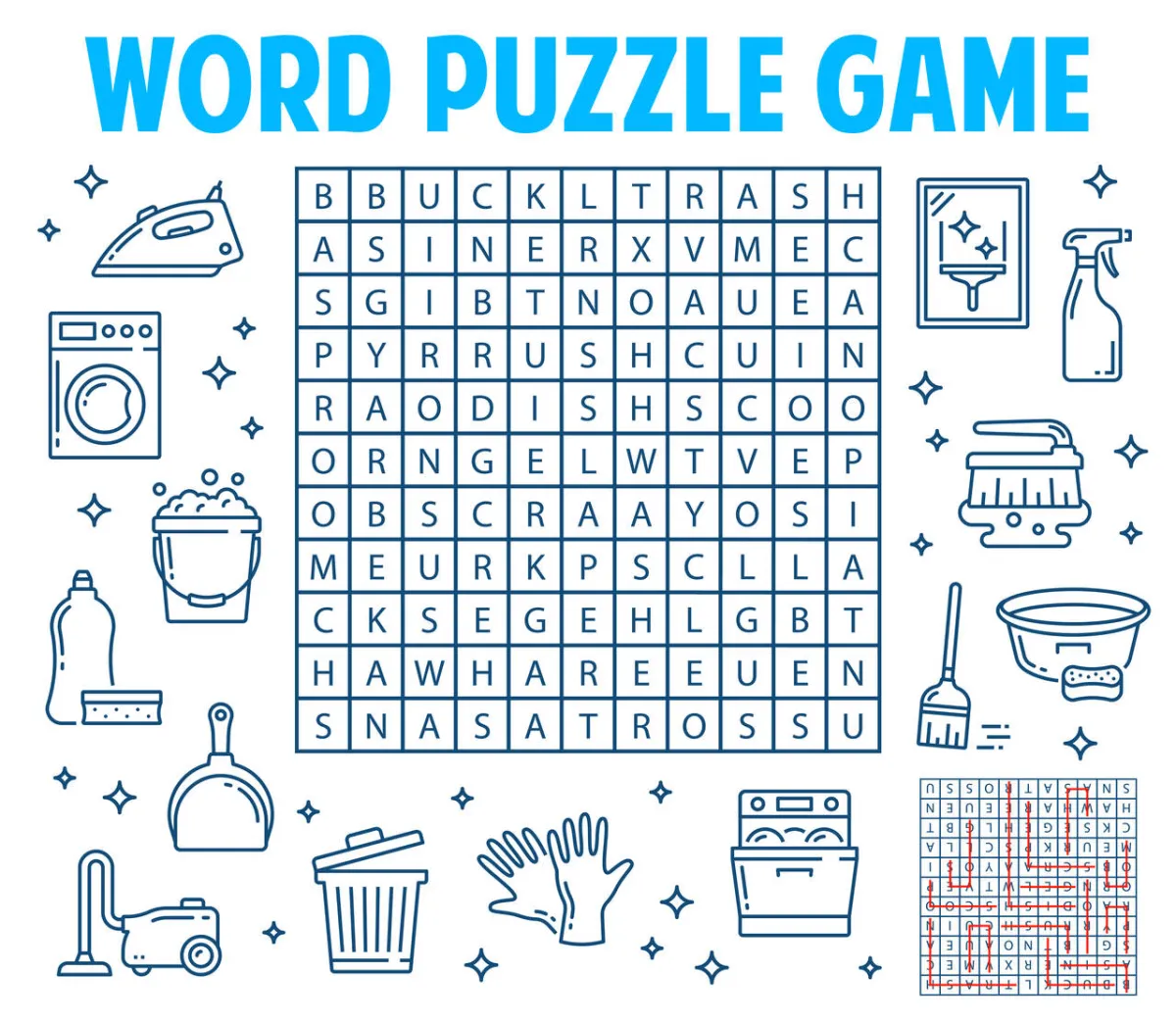 صورة لعبة الكلمات المتقاطعة