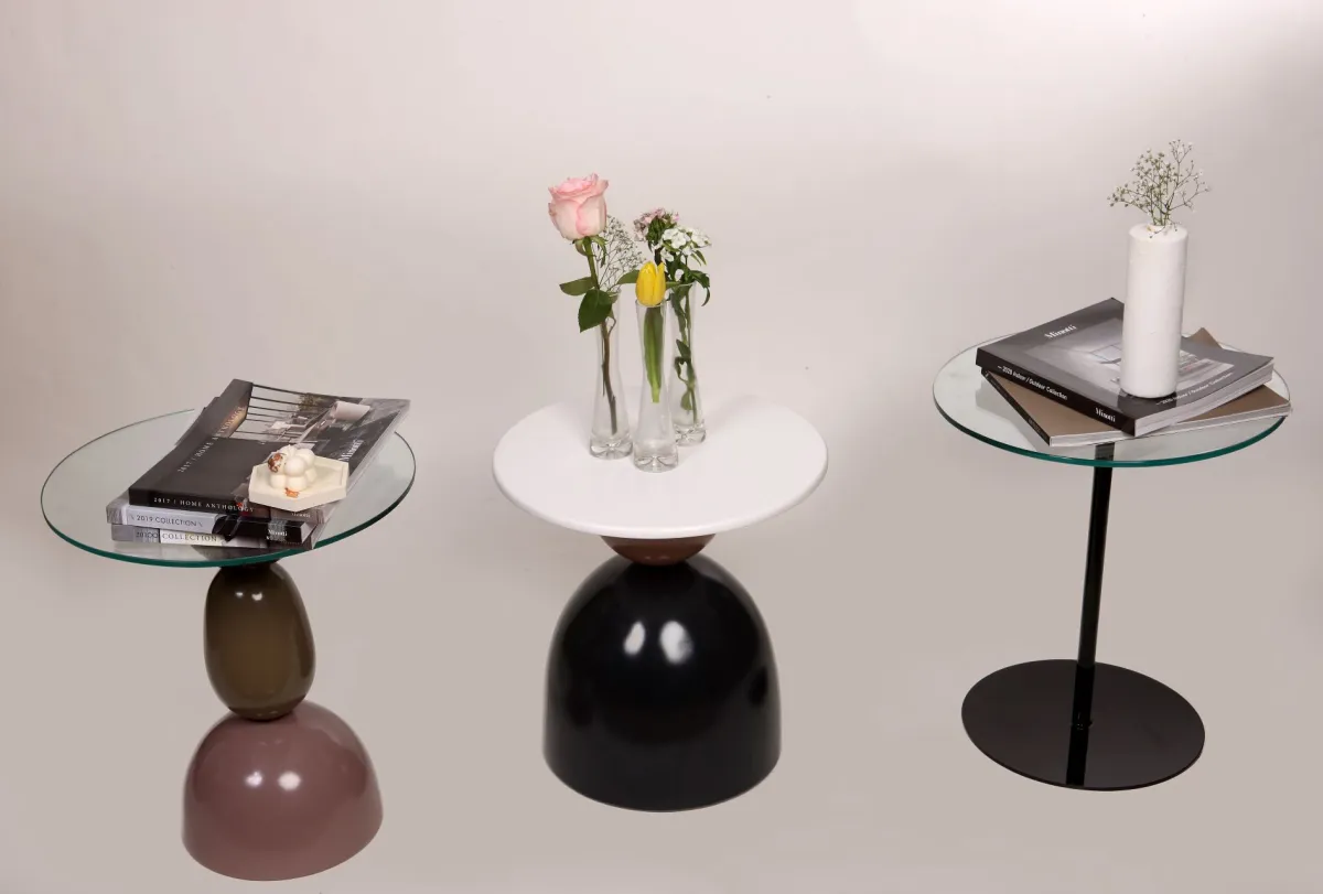 مجموعة من طاولات الضيافة من تصميم مريم حجيج