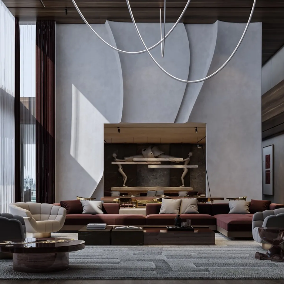 المبالغة في الديكور الداخلي تعبر عن النمط "الماكسيماليست|