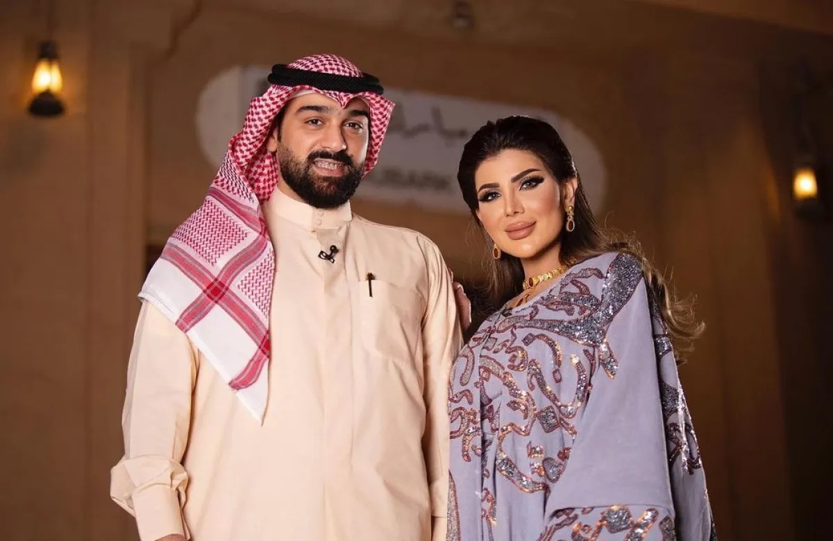 إلهام الفضالة وشهاب جوهر - صورة من صفحتها على إنستغرام 