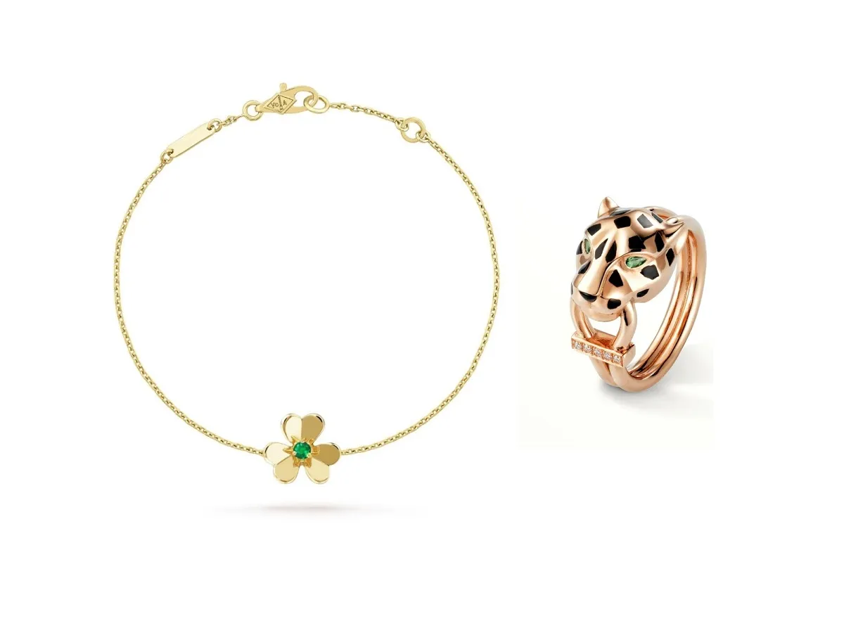 مجوهرات مرصعة بالفصوص الخضراء تناسبك لاطلالات الخريف هذا العام