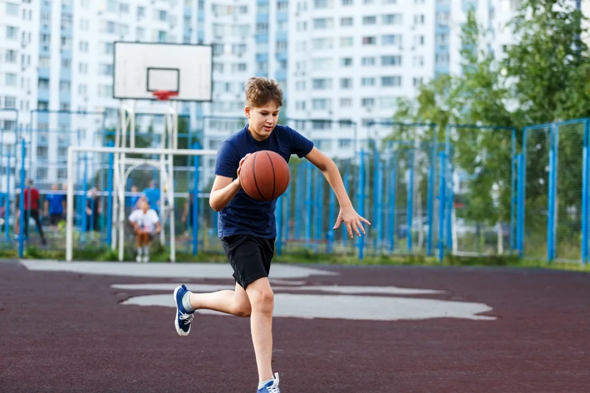 صورة لطفل رياضي