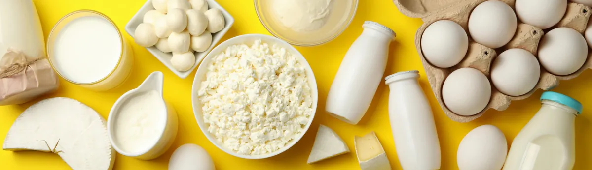 صورة لمنتجات الألبان