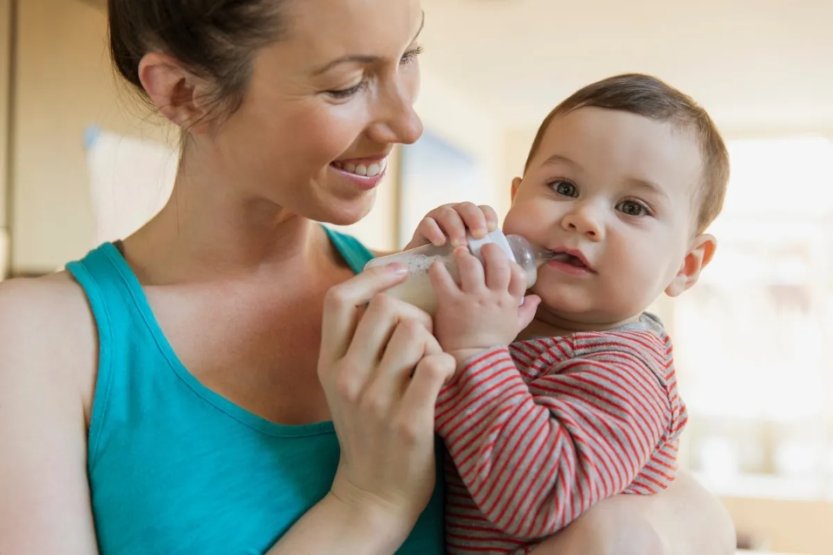 صورة لأم ورضيعها