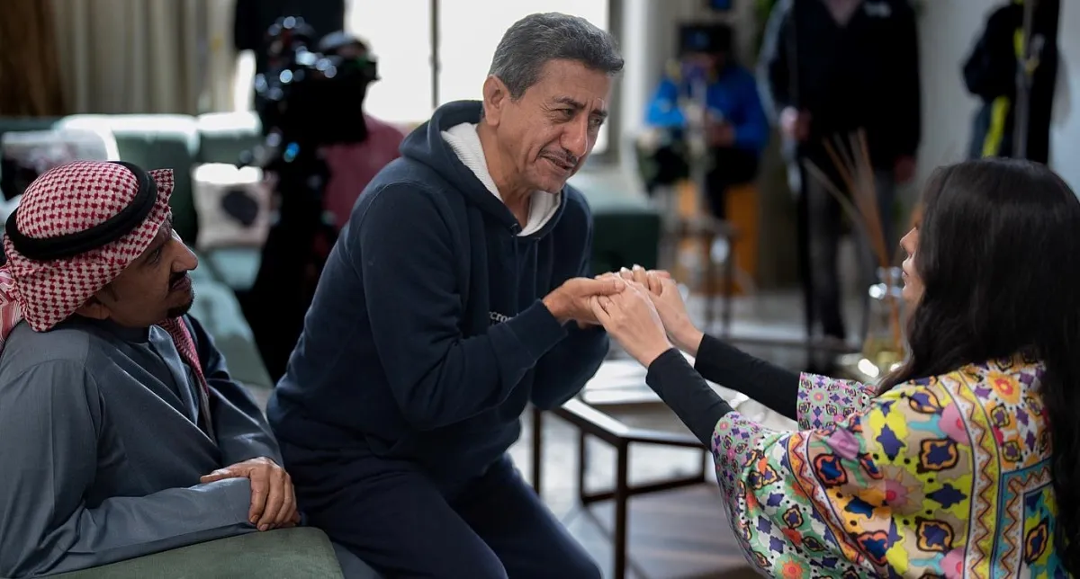 ناصر القصبي وعبد الله السدحان الصورة من حساب المصور  سامي الرويسان على الانستغرام