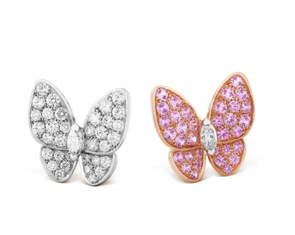 أقراط Two Butterfly من فان كليف آند أربلز Van cleef&Arpels 