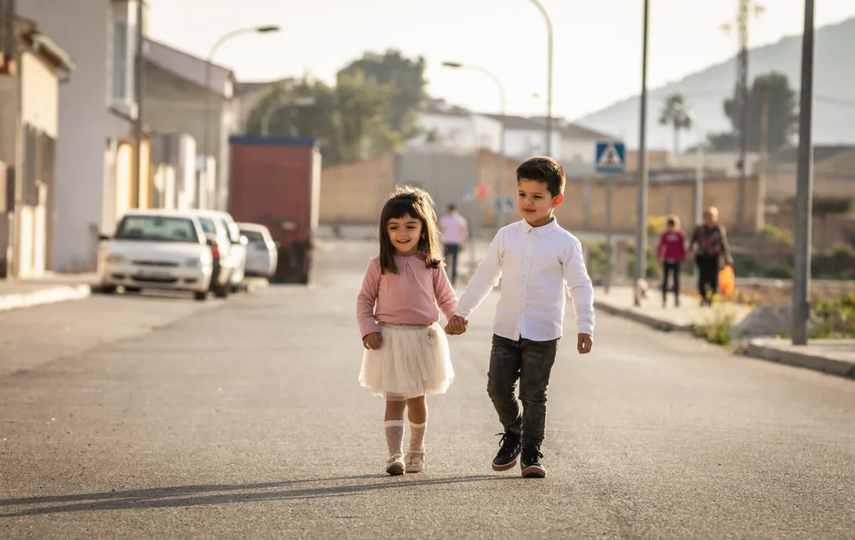 صورة صبي وبنت