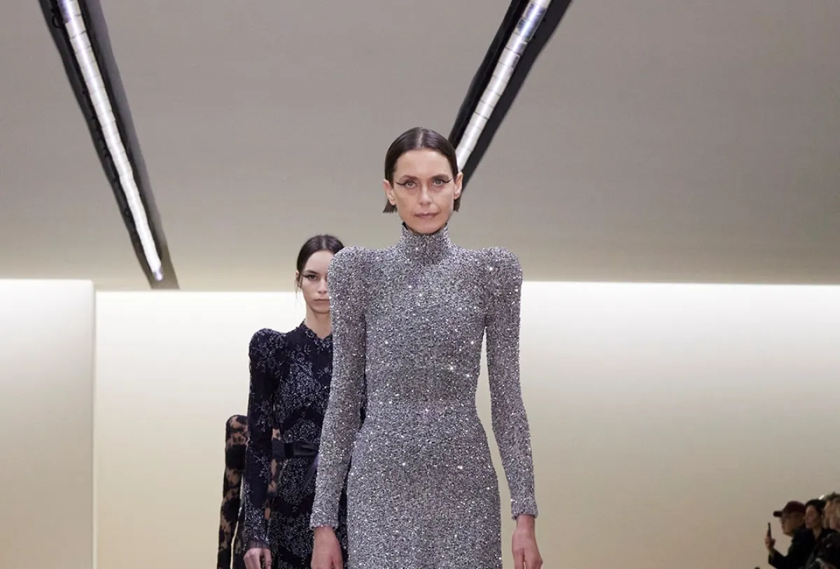فستان سهرة من ماركة Balenciaga - الصورة من Launchmetrics/Spotlight ©