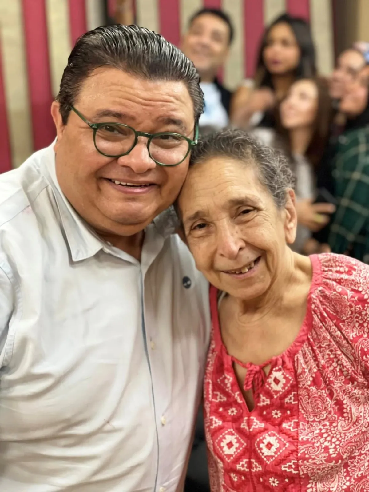 المخرج خالد جلال والفنانة سهام عبد السلام من حسابه الشخصي بفيسبوك