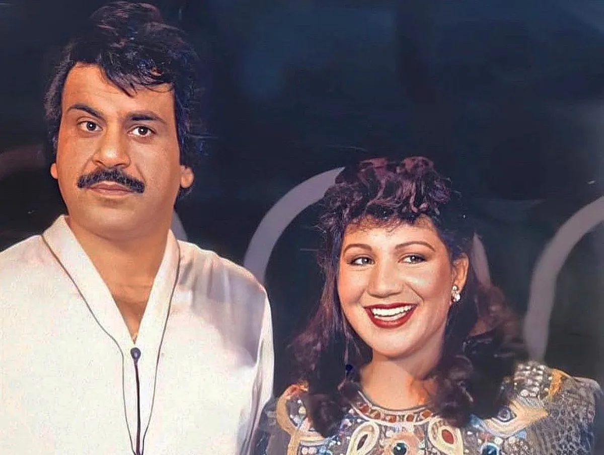 عبد الحسين عبد الرضا و سعاد عبدالله -الصورة من حسابه على الانستغرام