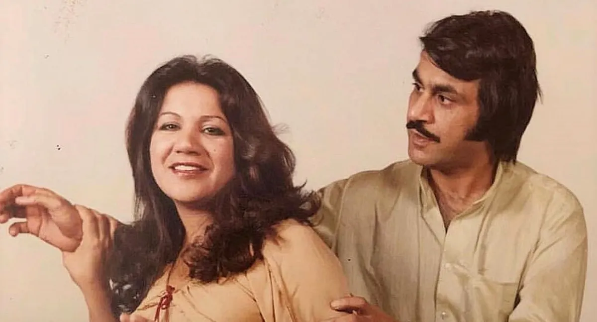 عبد الحسين عبد الرضا وسعاد عبدالله -الصورة من حسابه على الانستغرام