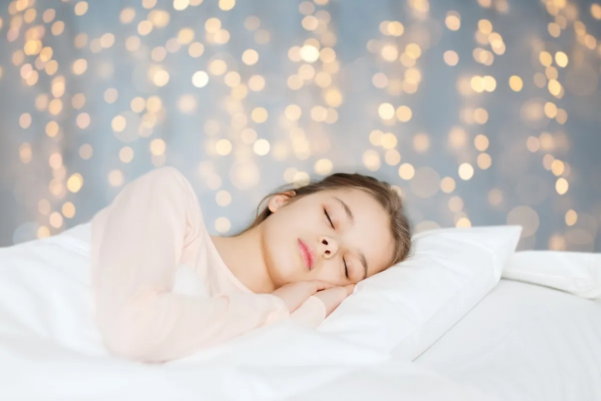 صورة لطفلة نائمة