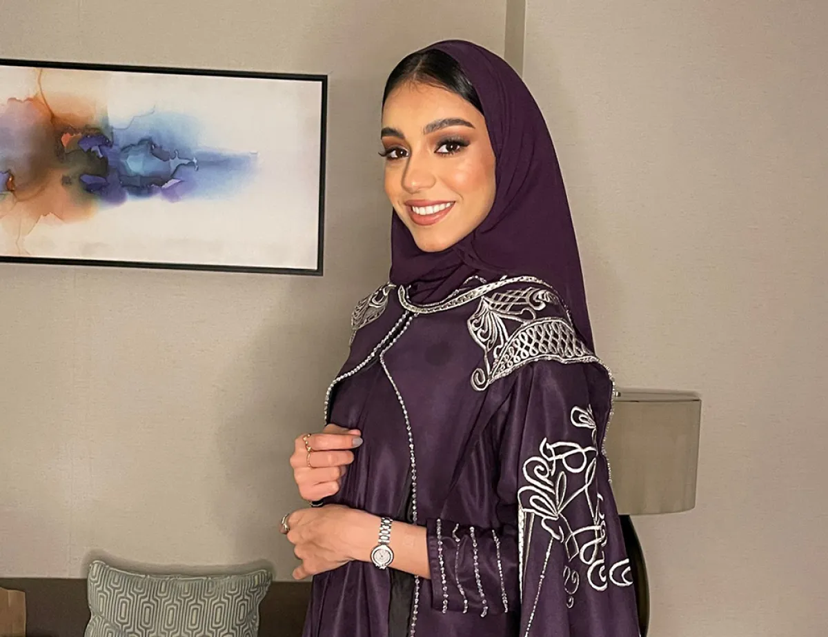 زينة عماد - الصورة من حاسبها الخاص على موقع (X- تويتر سابقاً)