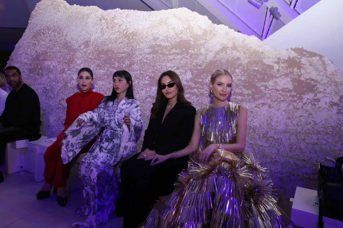 جانب من الحضور لأسبوع الموضة في الرياض 