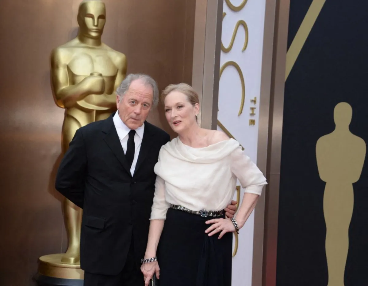 ميريل ستريب ودون غومير (Meryl Streep and Don Gummer). مصدر الصورة: ROBYN BECK / AFP