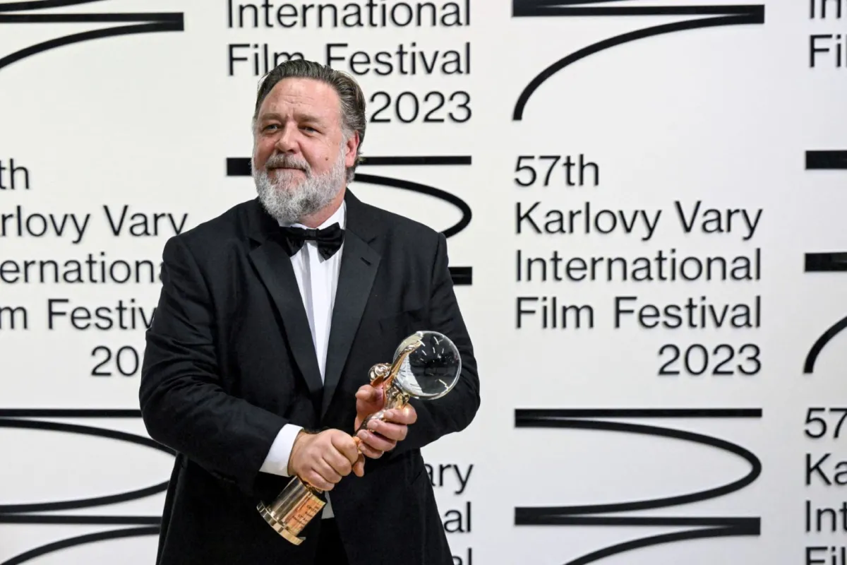 راسل كرو (Russell Crowe). مصدر الصورة: Michal Cizek / AFP