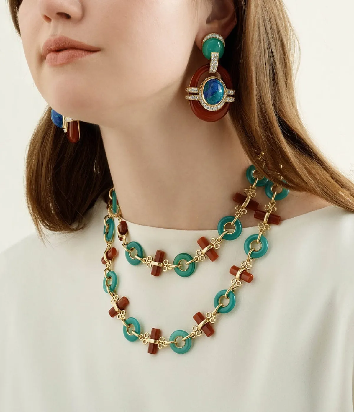 قلادة Sticks and Stones من ديفيد ويب David webb 