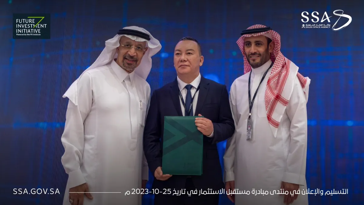 إنشاء أول مصنع للأقمار الصناعية المتقدمة في السعودية. الصورة من حساب وكالة الفضاء السعودية على منصة x