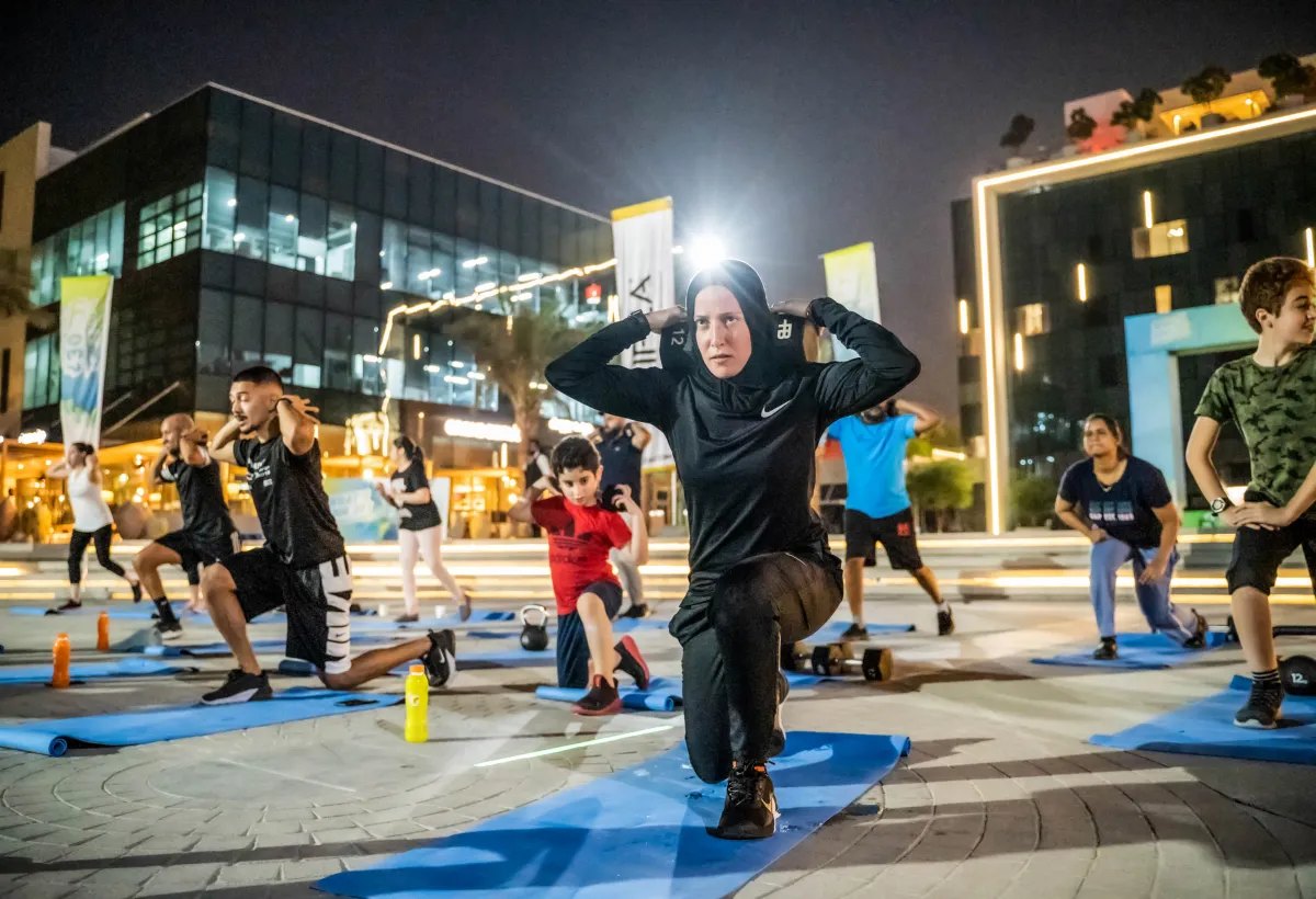 نشاطات رياضية مختلفة. الصورة من wam