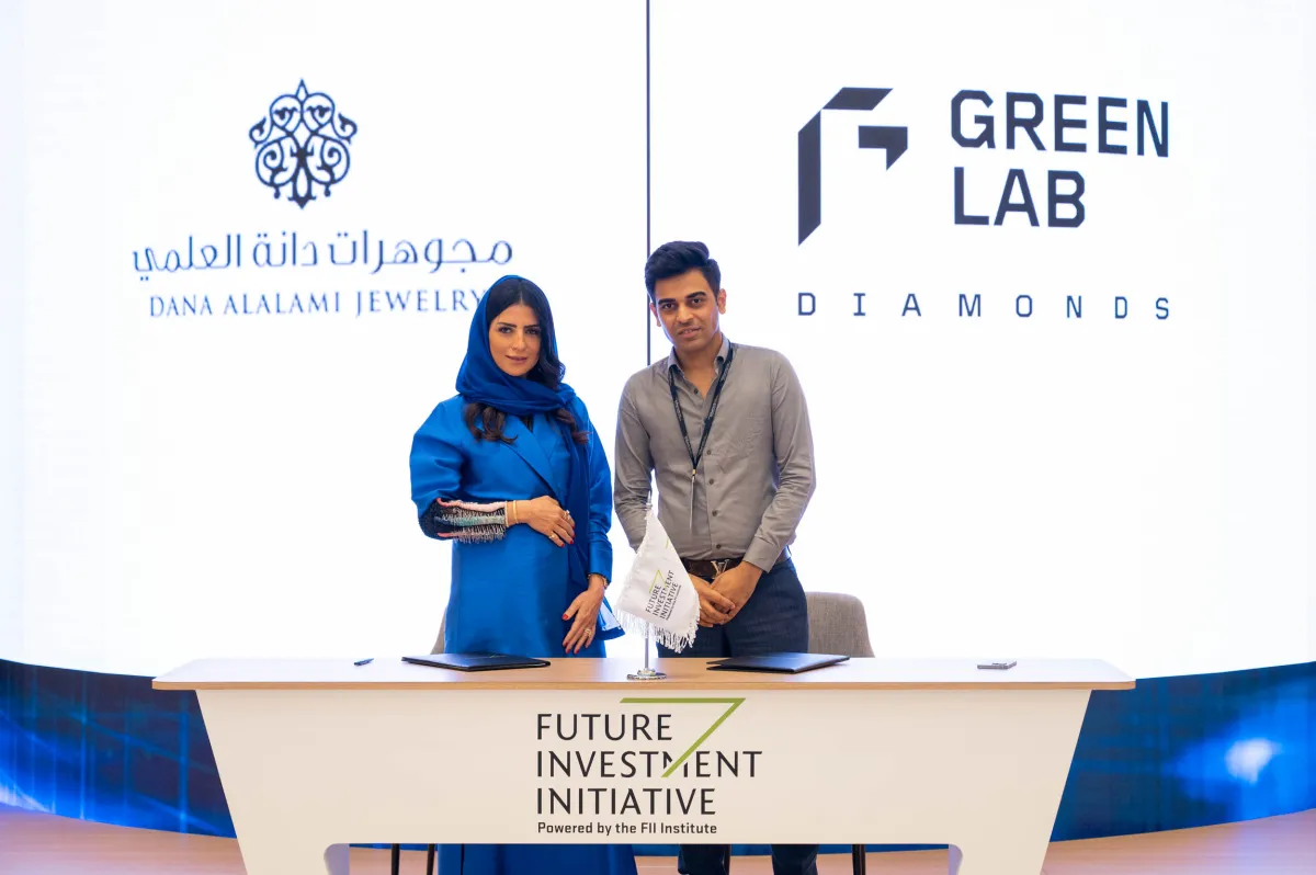 من حدث توقيع اتفاقية الشراكة بين شركة دانة العلمي السعودية وشركة غرين لاب الهندية - الصورة من المصدر