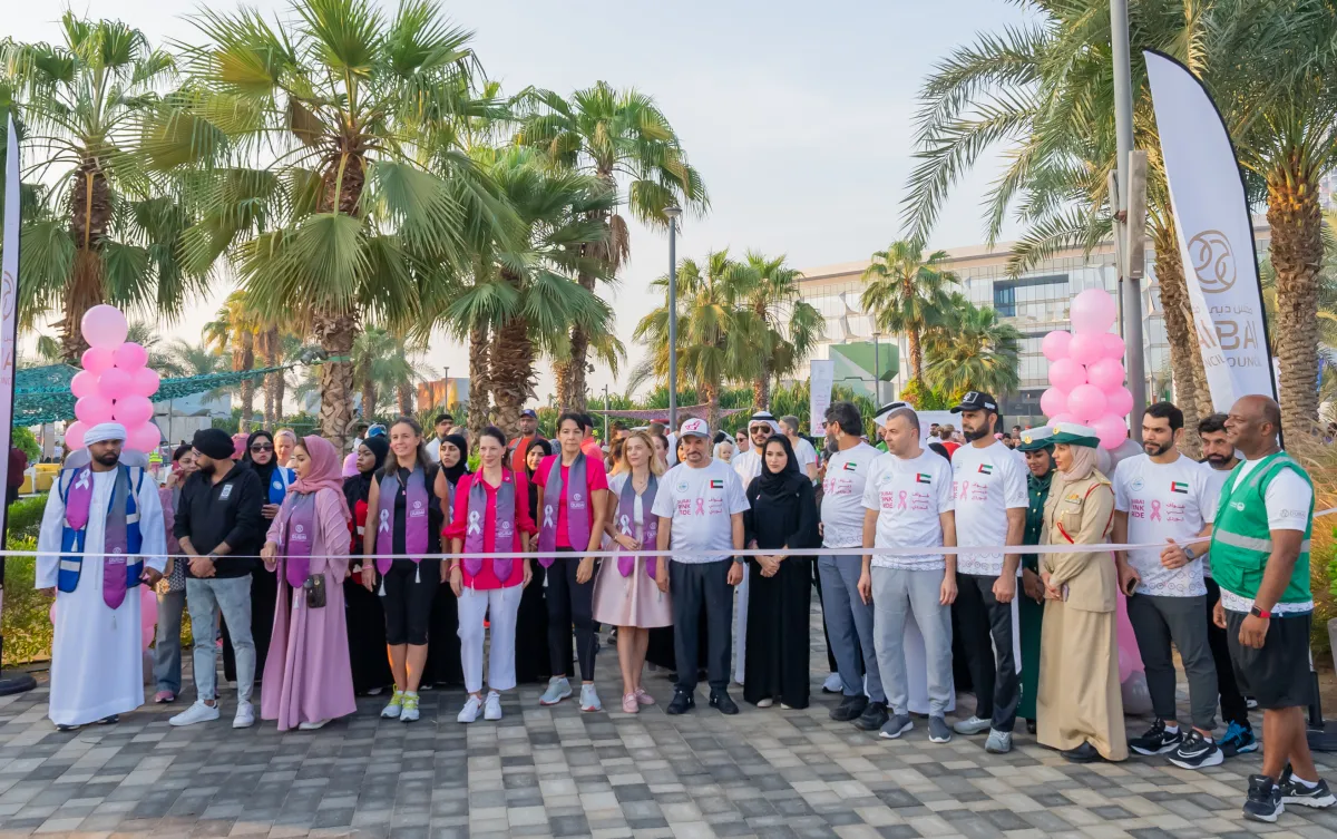 طواف دبي الوردي. الصورة من مكتب دبي الإعلامي