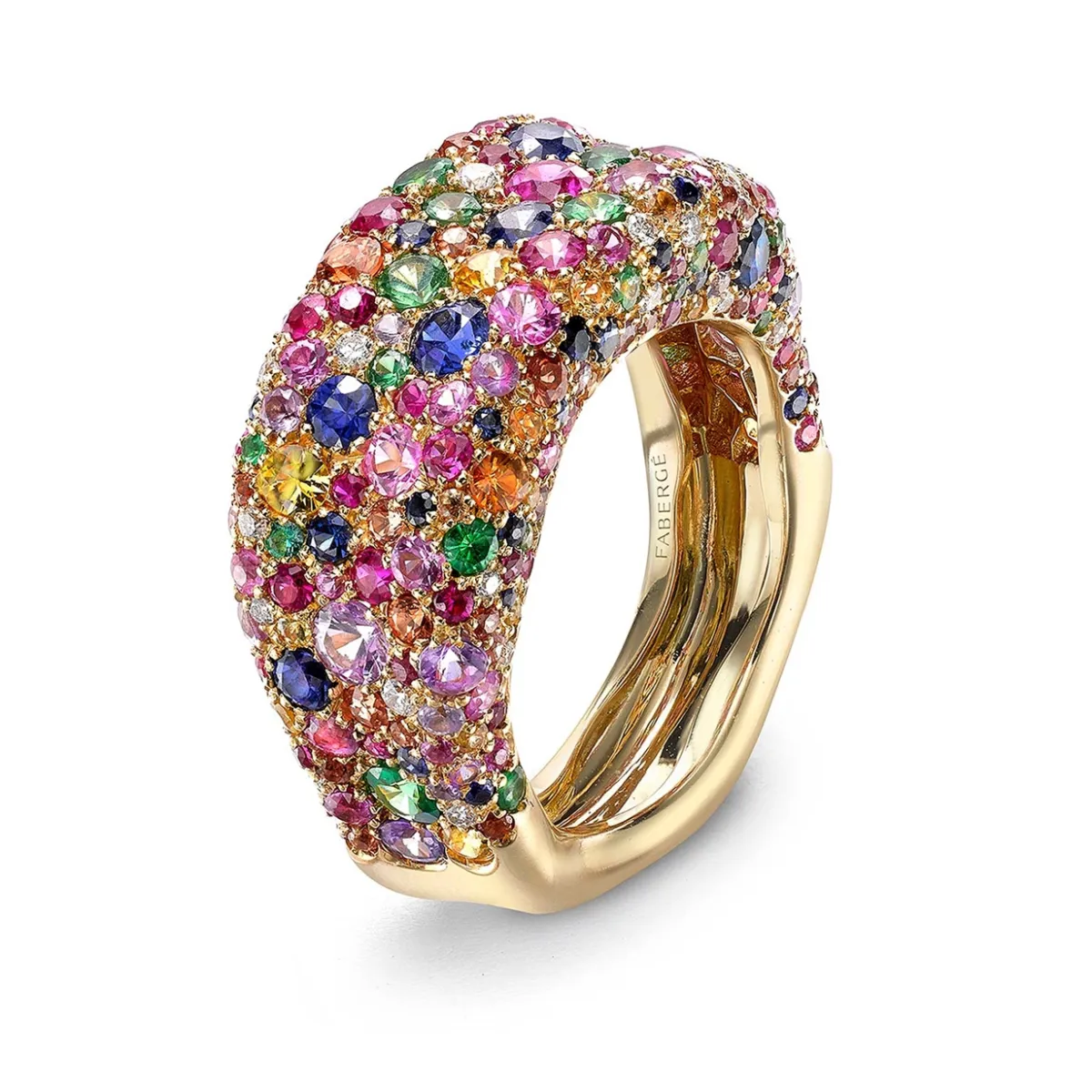 خاتم Emotion Yellow Gold Multicoloured من فابرجيه Faberge