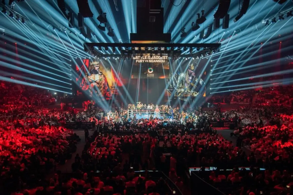 حلبة النزال- الصورة من حساب موسم الرياض على منصة إكس 