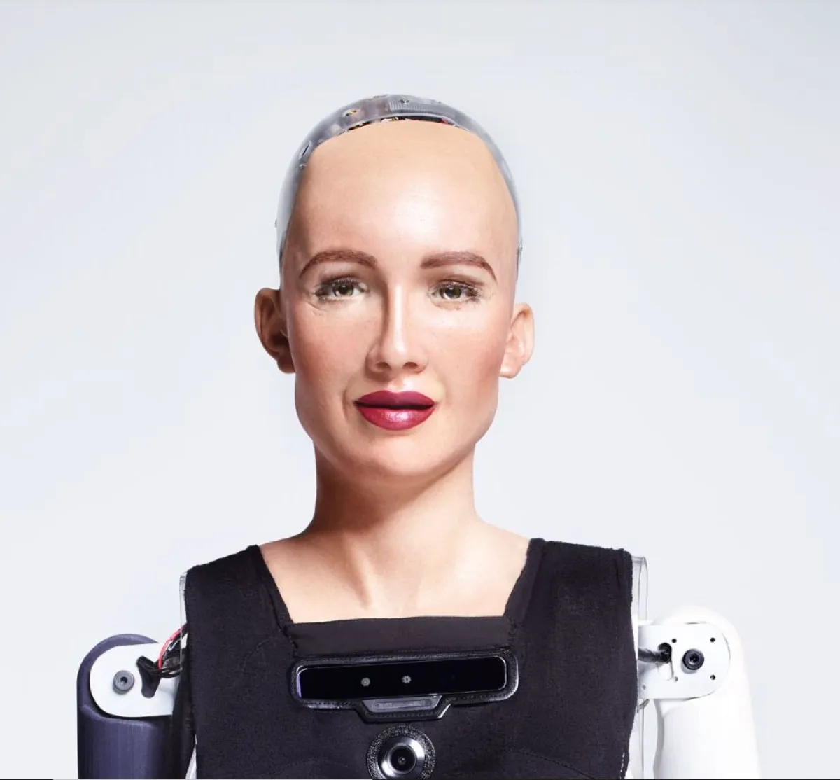 مشاركة صوفيا أول روبوت تحصل على الجنسية السعودية في مبادرة مستقبل الاستثمار - credits hansonrobotics