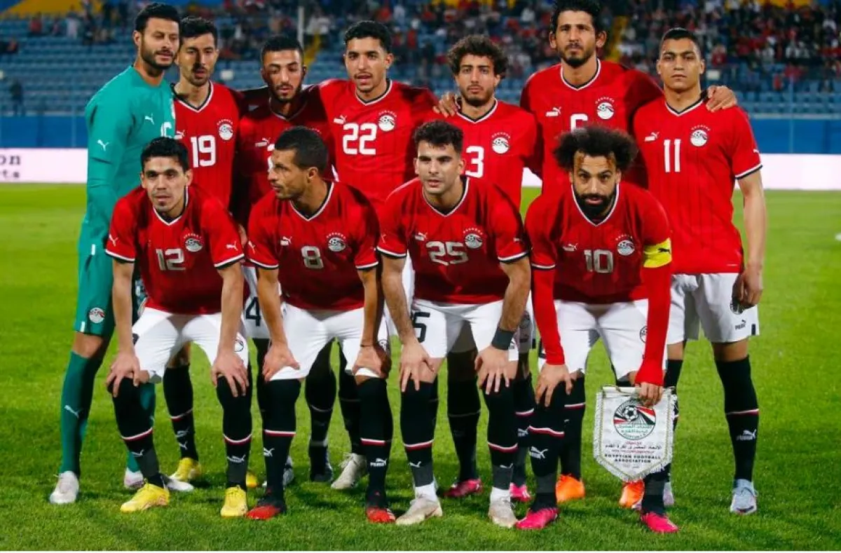 Soccer Football - African Cup of Nations Qualification - Group D - Egypt v Malawi - 30 June Stadium, Cairo, Egypt - March 24, 2023 Egypt players pose for a team group photo before the match REUTERS/Amr Abdallah Dalsh/File Photo Acquire Licensing Rights