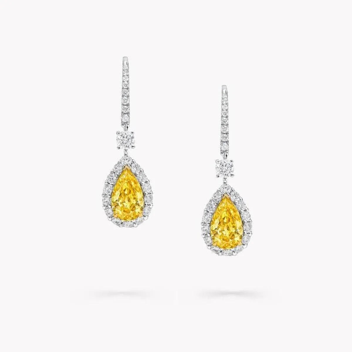  أقراط Icon Pear Shape من هاري وينستون Harry Winston 