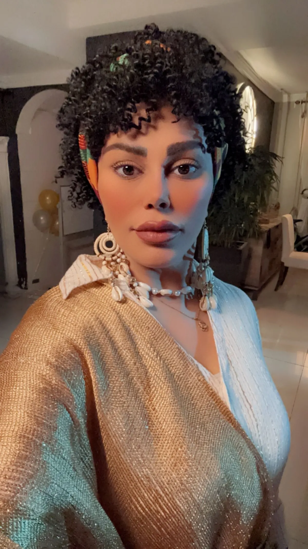 فاطمة الطباخ في شخصية  سمسمه بكواليس مسلسل نهاية فراق -الصورة من الفنانة