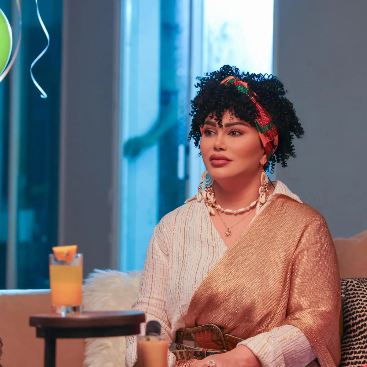 فاطمة الطباخ في شخصية سمسمه بكواليس مسلسل نهاية فراق -الصورة من الفنانة