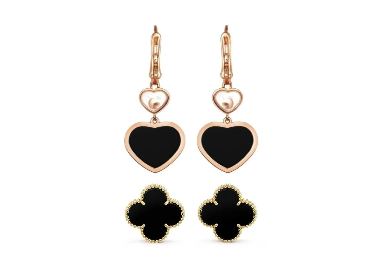 أجمل موديلات أقراط العقيق الأسود لإطلالات خريف وشتاء 2023