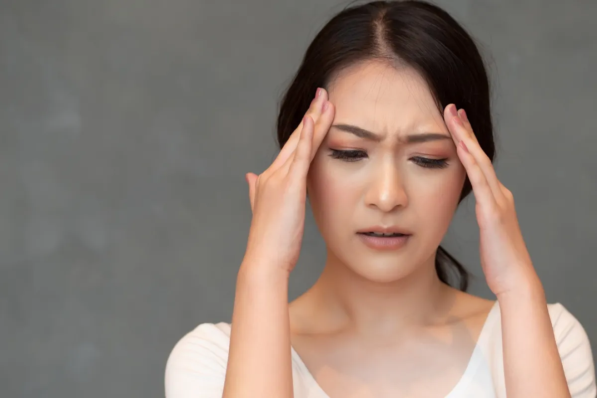 صورة لحامل تشعر بتوتر