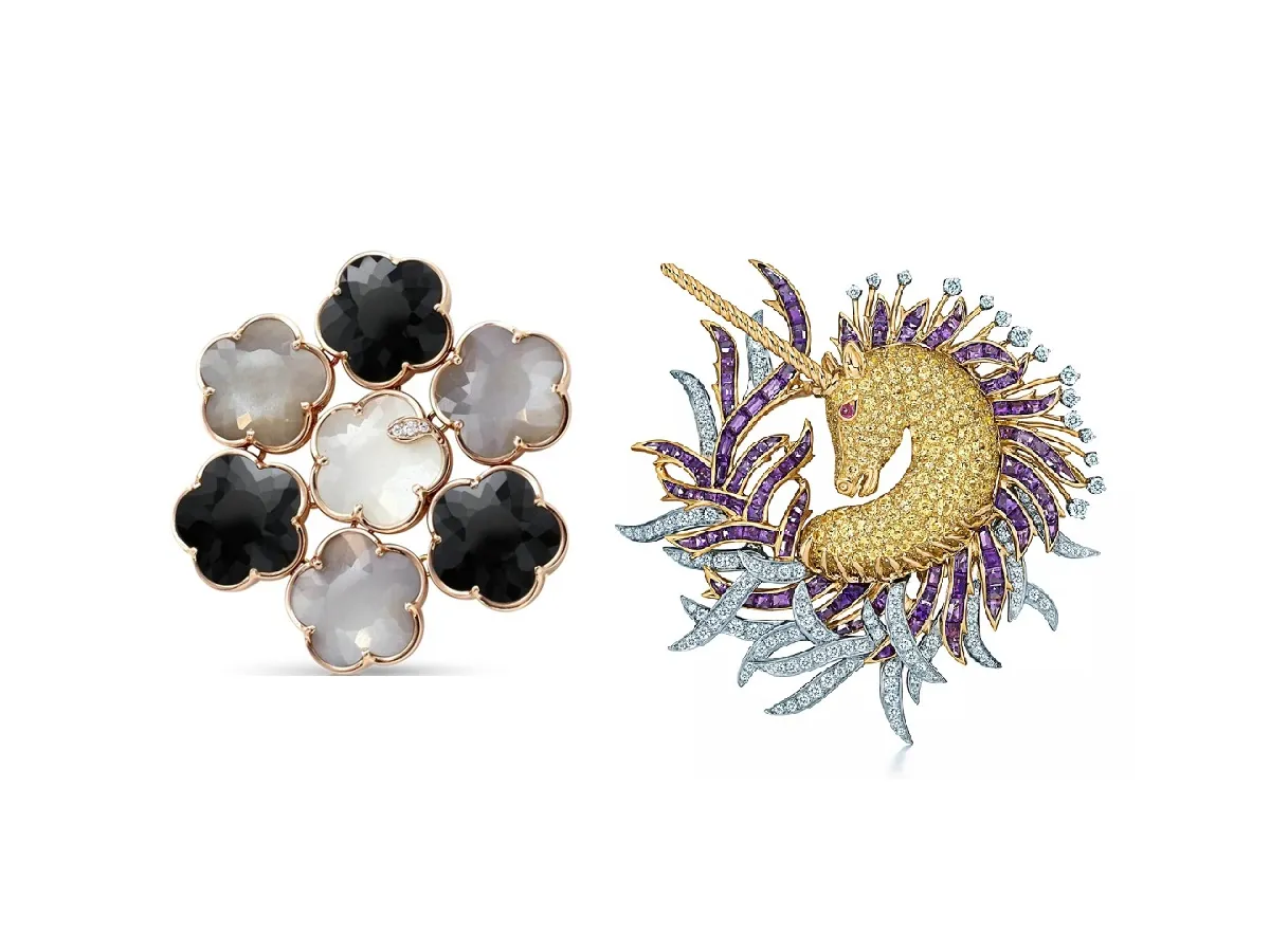 كيف تنسقي البروشات الألماس الفاخرة مع إطلالاتكِ في سهرات موسم الرياض؟