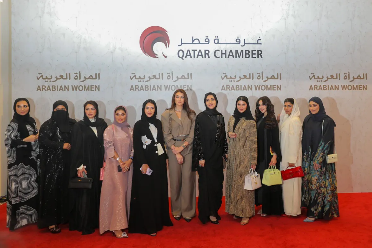 انطلاق فعاليات النسخة التاسعة من معرض المرأة العربية في قطر. الصورة من حساب Qatar Chamber على منصة x