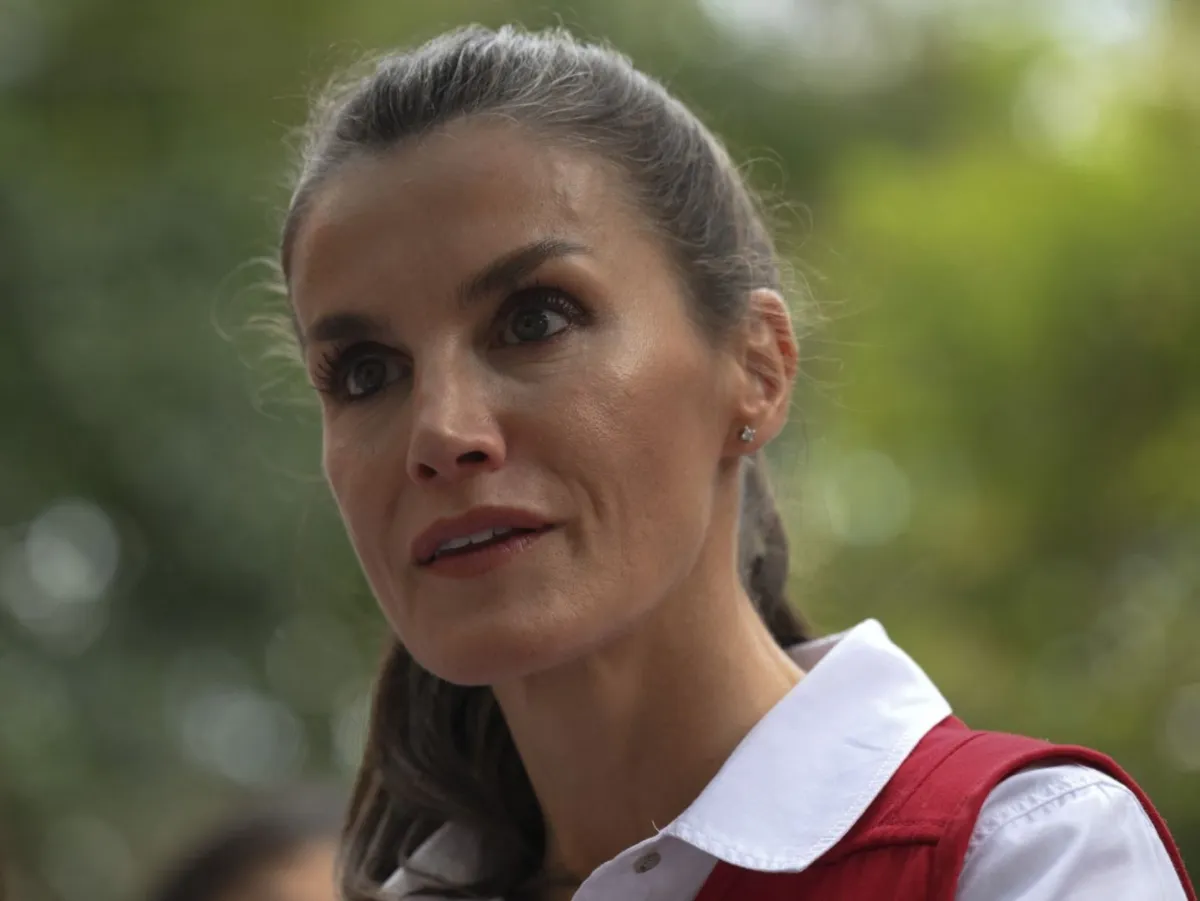 الملكة ليتيزيا (Queen Letizia). مصدر الصورة: JOAQUIN SARMIENTO / AFP