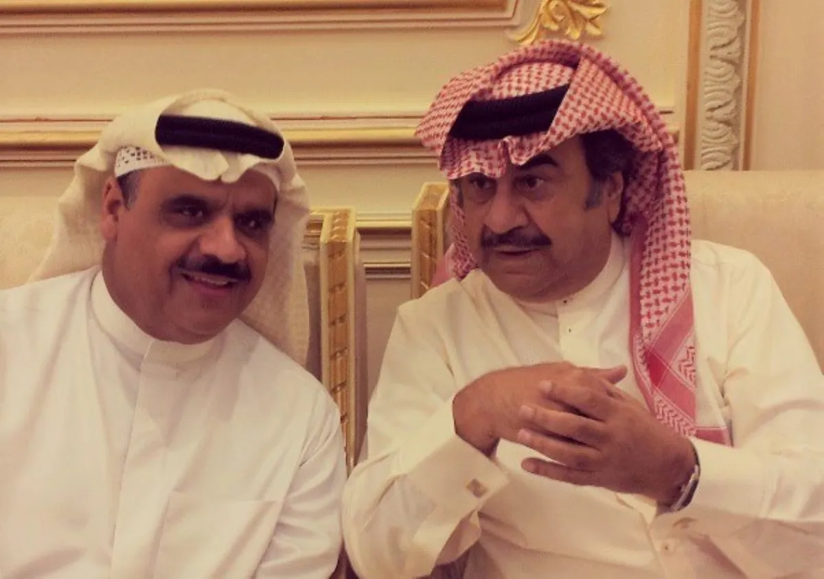 داود حسين والراحل عبد الحسين عبد الرضا -الصورة من حسابه على الانستغرام