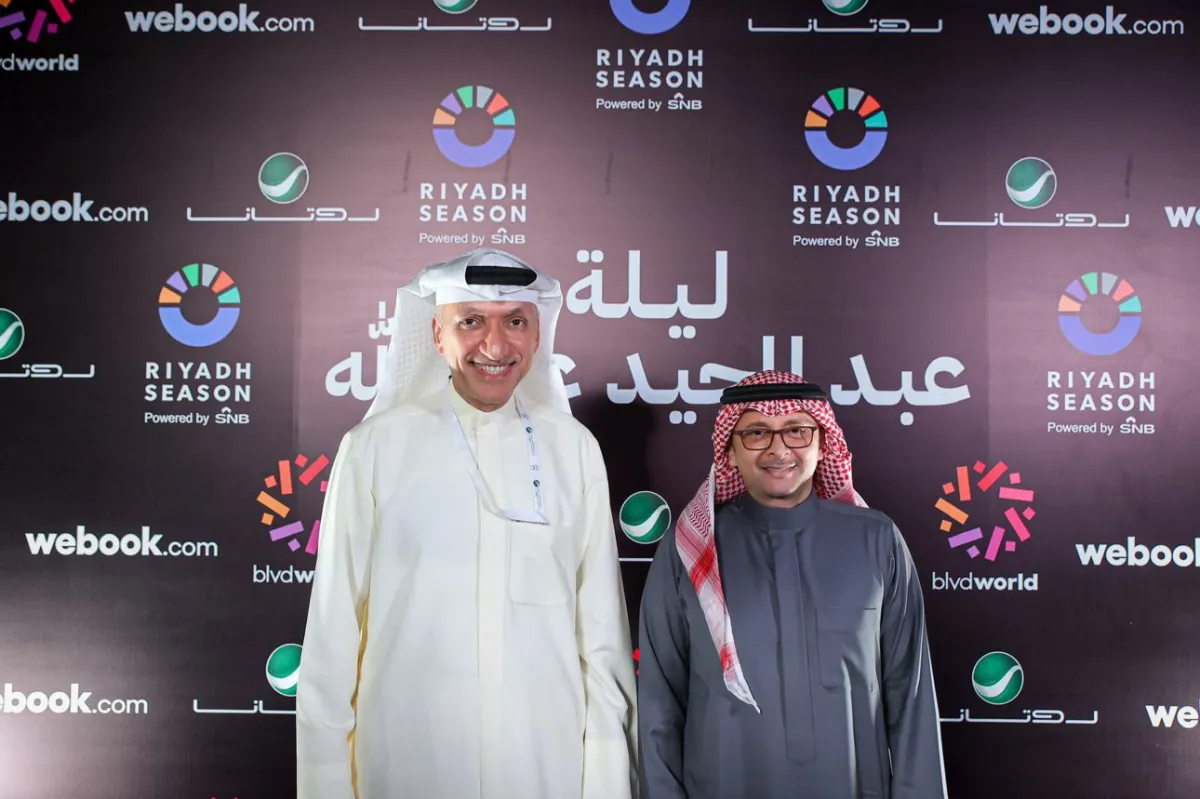 عبد المجيد عبدالله وسالم الهندي -الصورة من المركز الاعلامي ل روتانا ميوزك جروب