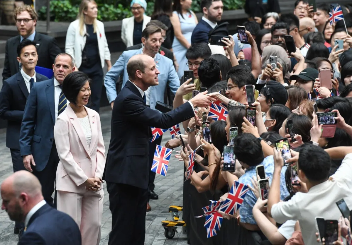 الأمير ويليام (Prince William). مصدر الصورة: ROSLAN RAHMAN / AFP
