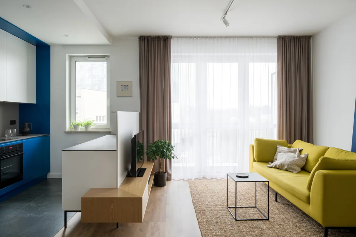 التصميم ذو المخطط المفتوح مرغوب في الوحدات السكنية محدودة المساحات